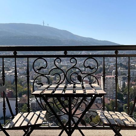 Stylish Studio, Skopje Centre - Private Parking - Panoramic Views Exterior photo